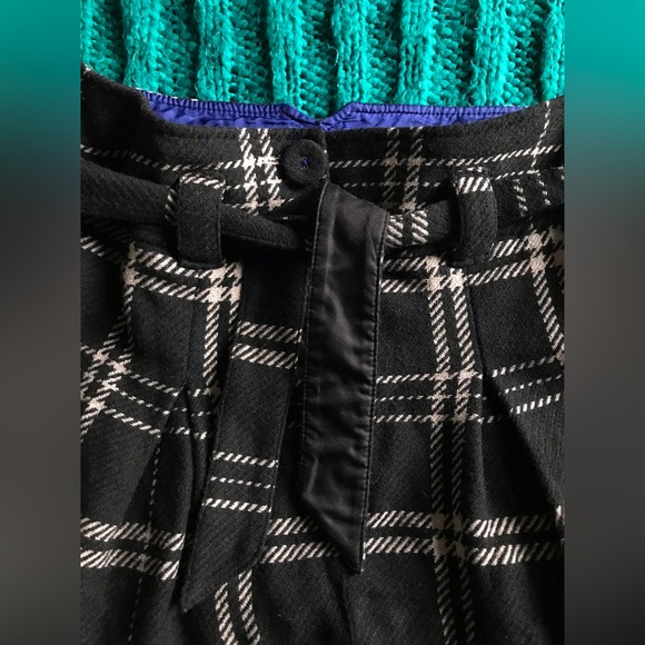 Y2k American Eagle low rise pleated micro mini wool skirt - Picture 11 of 16